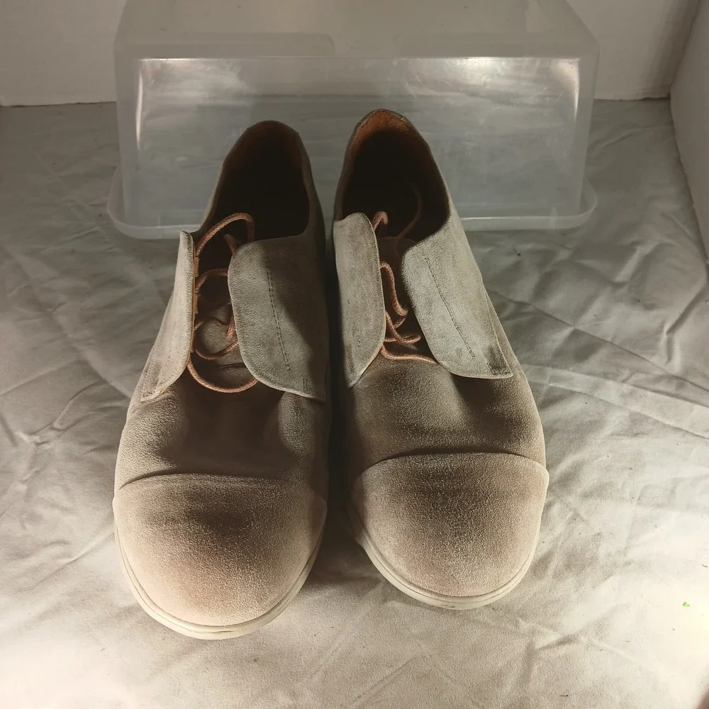 Samuel Hubbard Plain Toe Suede‎ Oxford Shoes Mens US 9 EU 40 UK 7 Tan Comfort